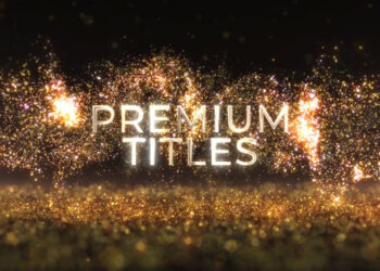 VideoHive Luxury Glowing Gold Titles 46766811