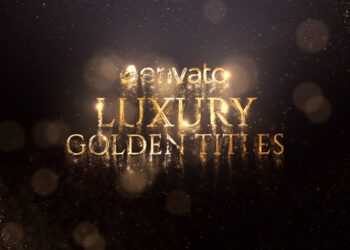 VideoHive Luxury Golden Titles 21834365