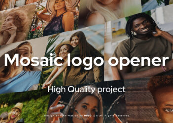 VideoHive Mosaic Logo Opener 46925833