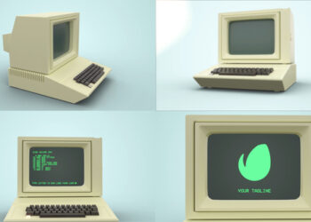 VideoHive Old Computer Logo Reveal for After Effects 47173927