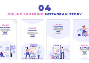 VideoHive Online Outfits Shopping Vector Instagram Story 47394988