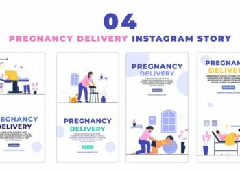 VideoHive Pregnancy Days and Delivery Premium Vector Instagram Story 47440964