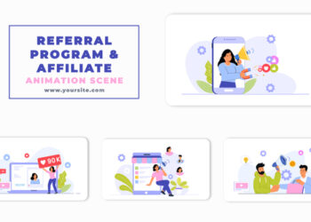 VideoHive Referral Program and Affiliate Character Animation Scene 47248729
