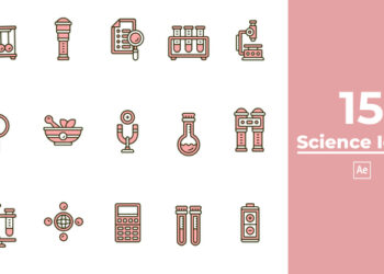 VideoHive Science Icon After Effect 47427838