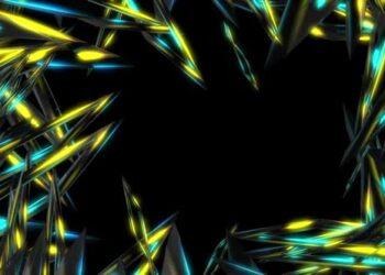 VideoHive Sharp Sparkling Needles for the Background 47468359