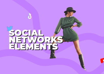VideoHive Social Networks Elements 46619083