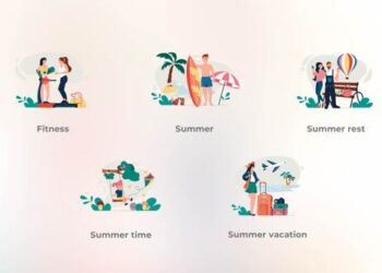 VideoHive Summer - Flat concept 41961119