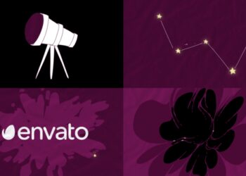 VideoHive Telescope and Constellation Logo Opener for After Effects 47206640