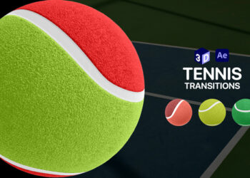 VideoHive Tennis Ball Transitions for After Effects 47003546