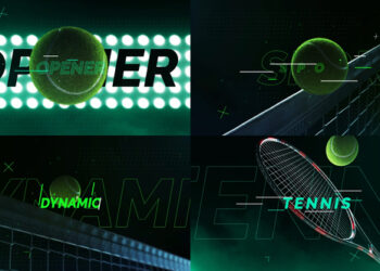 VideoHive Tennis Logo Opener 24247943