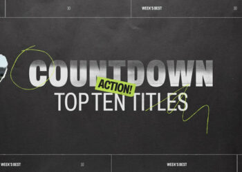 VideoHive Torn Paper Countdown - Top 10 Titles 47006324
