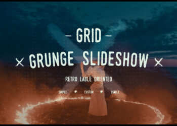 VideoHive Urban Grunge Grid Slideshow 47362100