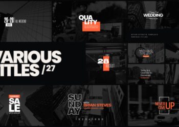 VideoHive Various Titles 27 47531682