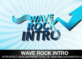 VideoHive Wave Rock Intro CS4 460036