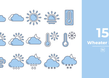 VideoHive Weather Icon After Effect 46320403