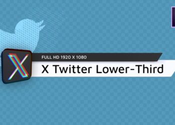 VideoHive X Twitter Lower Third 47159349