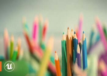 Houdini 19.5, UE5 - Procedural Stylized Pencil Case(s) + RBD By Dmitriy Zub