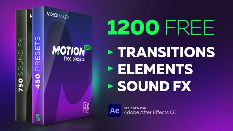 Motion Bro 4 Free Presets for After Effects Legacy