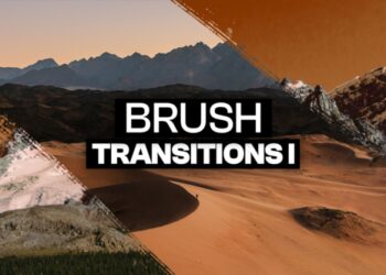 VideoHive 10 Brush Transitions I 47587680