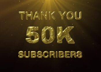 VideoHive 50K Subscribers Celebration Greeting 47552018