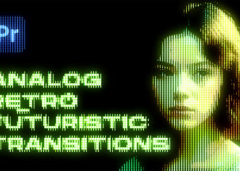 VideoHive Analog Retro Futuristic Transitions | Premiere Pro 47596841