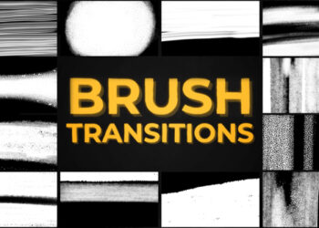 VideoHive Brush Transitions | Premiere Pro MOGRT 47483284