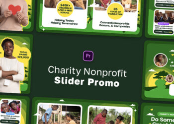 VideoHive Charity Nonprofit Slider Promo MOGRT 46929462