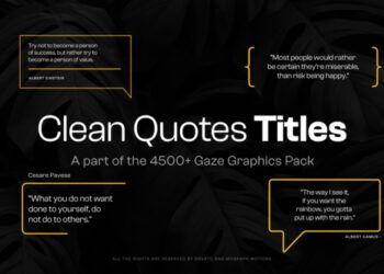 VideoHive Clean Quotes Text Titles II 47661295