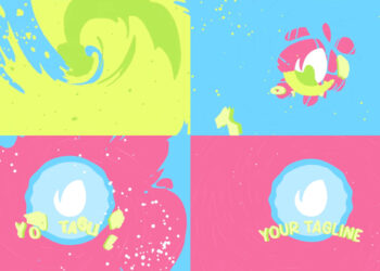 VideoHive Colorful Cartoon Liquid Logo for Premiere Pro 47607037