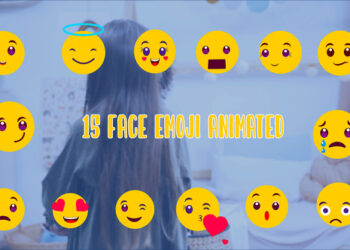 VideoHive Cute Face Emoji Animated Element 47494352