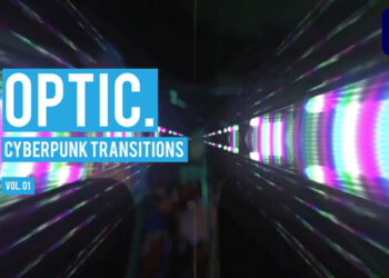 VideoHive Cyberpunk Optic Transitions for Premiere Pro Vol. 01 47728286