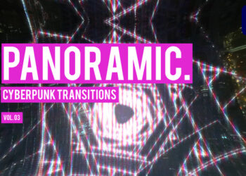 VideoHive Cyberpunk Panoramic Transitions for Premiere Pro Vol. 03 47728354