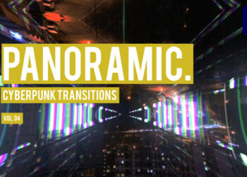 VideoHive Cyberpunk Panoramic Transitions for Premiere Pro Vol. 04 47728386