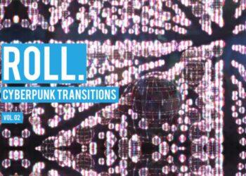 VideoHive Cyberpunk Roll Transitions Vol. 02 47700573