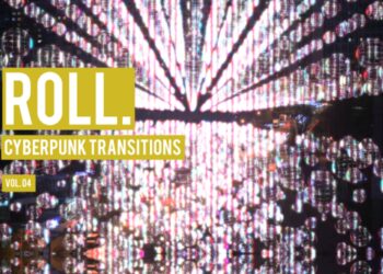 VideoHive Cyberpunk Roll Transitions Vol. 04 47700580