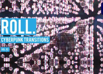 VideoHive Cyberpunk Roll Transitions for Premiere Pro Vol. 02 47728261