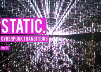 VideoHive Cyberpunk Static Transitions Vol. 03 47700480