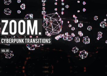 VideoHive Cyberpunk Zoom Transitions Vol. 05 47700397