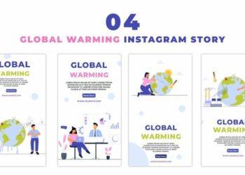 VideoHive Eye Catching Global Warming Premium Vector Instagram Story 47454489
