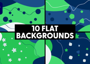 VideoHive Flat Backgrounds 47771666