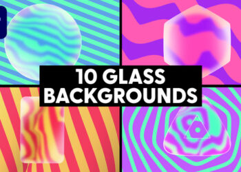 VideoHive Glass Backgrounds 47783885