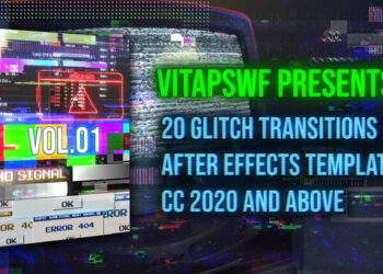 VideoHive Glitch Transitions Vol. 01 47707897