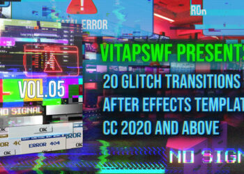 VideoHive Glitch Transitions Vol. 05 47707957