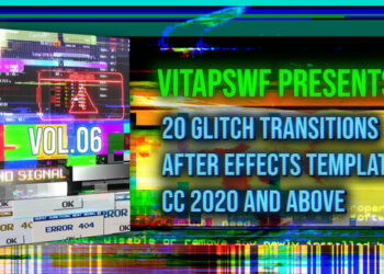 VideoHive Glitch Transitions Vol. 06 47708006