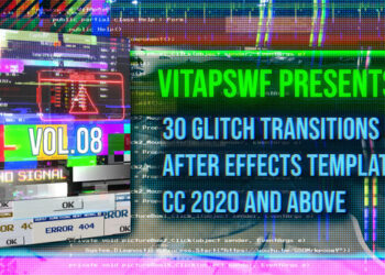 VideoHive Glitch Transitions Vol. 08 47708057