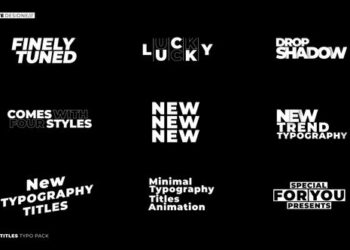 VideoHive Glitch Typography Titles | MOGRT 47466709