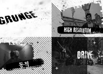 VideoHive Grunge Slideshow for After Effects 47675605