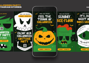 VideoHive Halloween Party Instagram Stories MOGRT 47551820