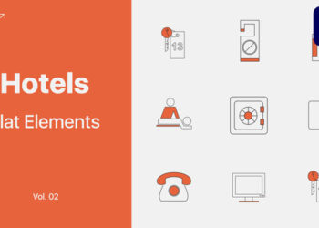 VideoHive Hotels Icons for Premiere Pro Vol. 02 47502445
