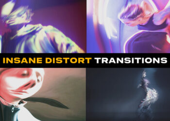 VideoHive Insane Distort Transitions | Premiere Pro 47661314